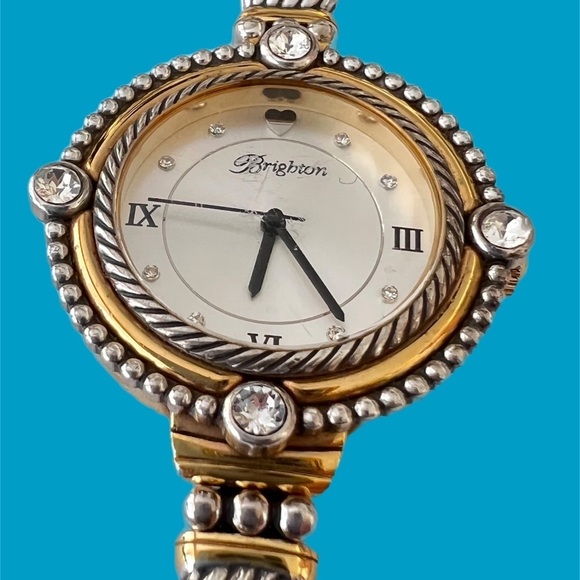 Brighton Gold and Silver Round Face Bracelet Watch main image 9